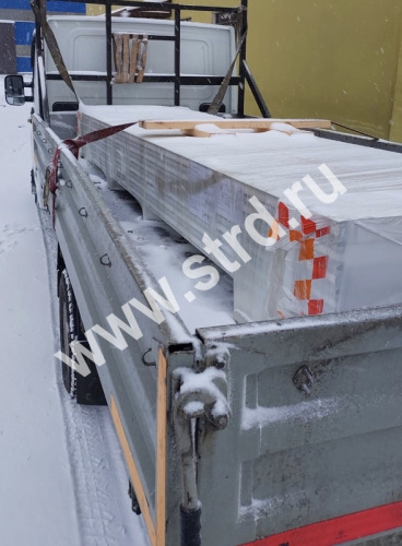 Стеновая трёхслойная сэндвич-панель трапеция 120мм 1000мм с видимым креплением пенополистирол Полиэстер Panline фото 6