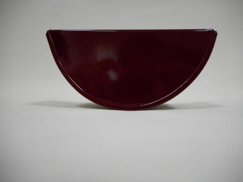 Заглушка желоба водосточного оцинкованная с порошковым покрытием ф125мм все цвета RAL фото 3 Заглушка желоба водосточного оцинкованная с порошковым покрытием ф125мм все цвета RAL фото 3