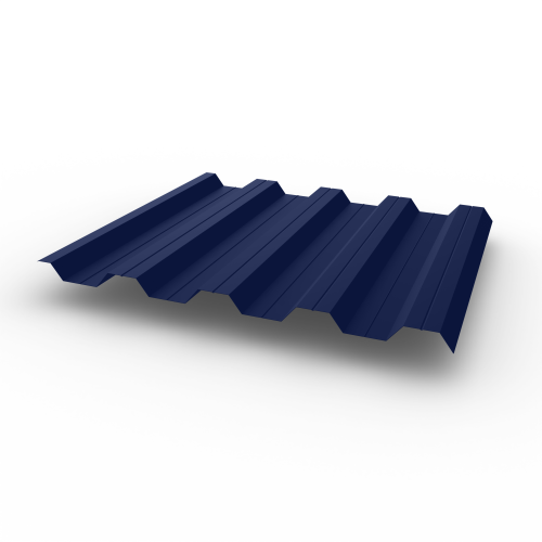 Профнастил НС44 (RAL 5013) 0,5х1047мм оцинкованный, с полимерным покрытием (Полиэстер)