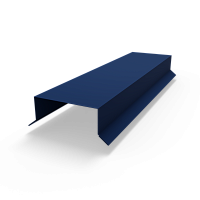 Парапет плоский RAL 5026 полиэстер 1,2 мм