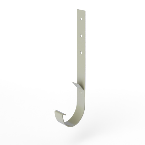 Крепление желоба водосточного c порошковым покрытием ф150x350мм RAL 7032 Крепление желоба водосточного c порошковым покрытием ф150x350мм RAL 7032