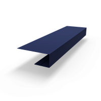 j планка RAL 5013 оцинкованная c порошковым покрытием 0,45мм