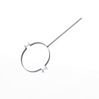 Крепление водосточный трубы сварное оцинкованное порошок ф180х10х250мм RAL 7040