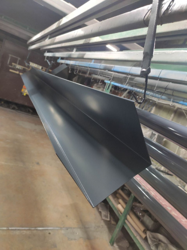 Парапет плоский RAL 7024 полиэстер 0,7 мм фото 2 Парапет плоский RAL 7024 полиэстер 0,7 мм фото 2