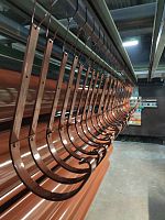 Крепление желоба водосточного c порошковым покрытием ф150x350мм RAL 8004