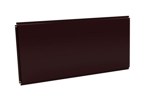 Фасадная кассета 1160х530 открытого типа, толщина 1,2 мм, RAL 3005 (Винно-красный)