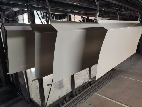 Парапет плоский RAL 1015 полиэстер 0,5 мм фото 2