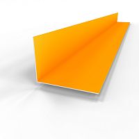 Планка угла внутренняя RAL 1028 оцинкованный c порошковым покрытием 0,45мм
