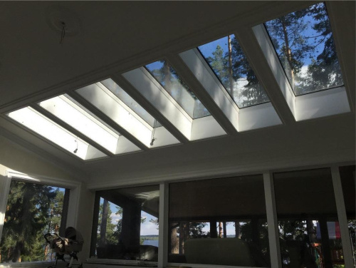 Окно мансардное дерево, лак ручка снизу Werso ОС 78*118см фото 8