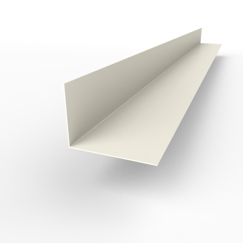 Планка угла внутренняя RAL 9001 оцинкованная c порошковым покрытием 0,45мм