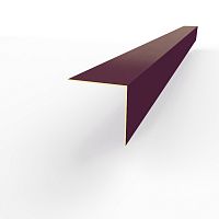 Планка угла внешнего RAL 4007 оцинкованная c порошковым покрытием 0,45мм