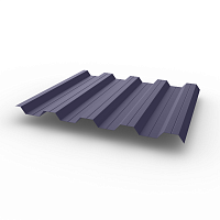 Профнастил НС44 (RAL 4012) 0,7х1047мм оцинкованный, с полимерным покрытием (Полиэстер)