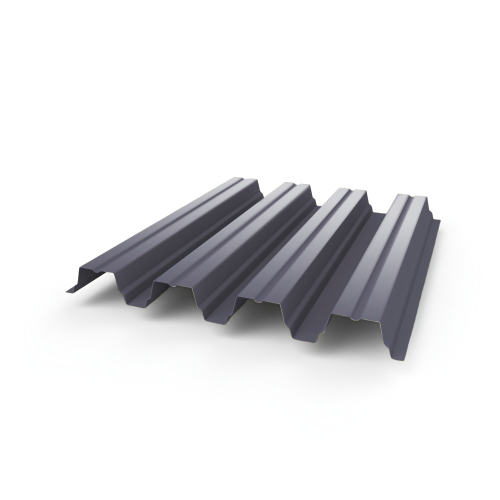 Профнастил Н75 - 0,8 (RAL 4012) с полимерным покрытием (полиэстер)