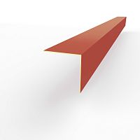 Планка угла внешнего RAL 3033 оцинкованная c порошковым покрытием 0,45мм