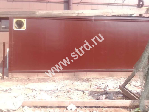 Стеновая трёхслойная сэндвич-панель трапеция 200мм 1000мм с видимым креплением минеральная вата Полиэстер Доборник фото 5