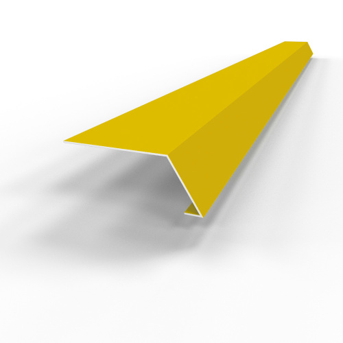 Карнизная планка RAL 1021 оцинкованный c порошковым покрытием 0,45мм Карнизная планка RAL 1021 оцинкованный c порошковым покрытием 0,45мм