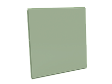 Фасадная кассета 1160х1160 открытого типа, толщина 0,7 мм, RAL 6019 (Бело-зеленый)