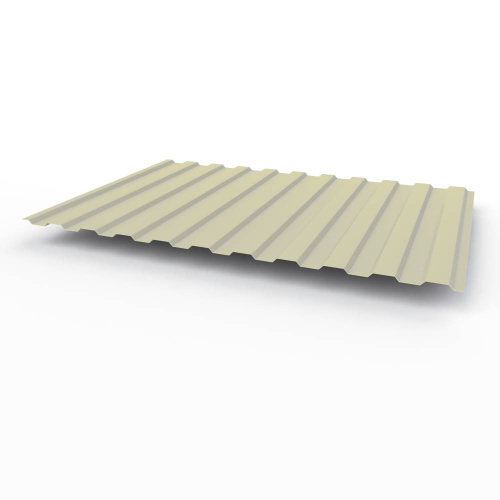 Профнастил оцинкованный с полимерным покрытием полиэстер С8 buildstor 0,45х1180мм RAL 7044 Серый шёлк