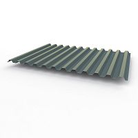 Профнастил оцинкованный с полимерным покрытием полиэстер С21 buildstor 0,4х1051мм RAL 7031 Сине-серый