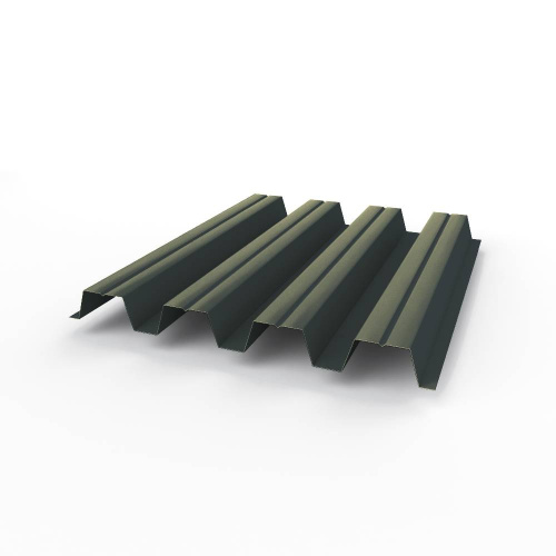 Профнастил оцинкованный с полимерным покрытием полиэстер Н57 buildstor 0,65х801мм RAL 7016 Антрацитово-серый