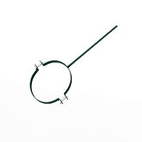 Крепление водосточный трубы сварное оцинкованное порошок ф150х10х250мм RAL 6005