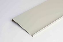 Отлив оконный оцинкованный c порошковым покрытием 1,2мм ширина более 625 мм RAL 9001