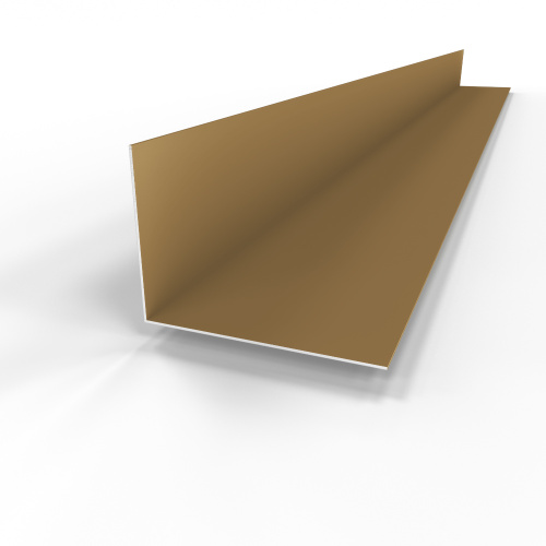 Планка угла внутренняя RAL 1036 оцинкованный c порошковым покрытием 0,45мм