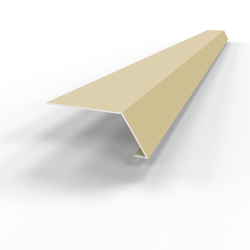 Карнизная планка RAL 1015 оцинкованный c порошковым покрытием 0,45мм полиуретан