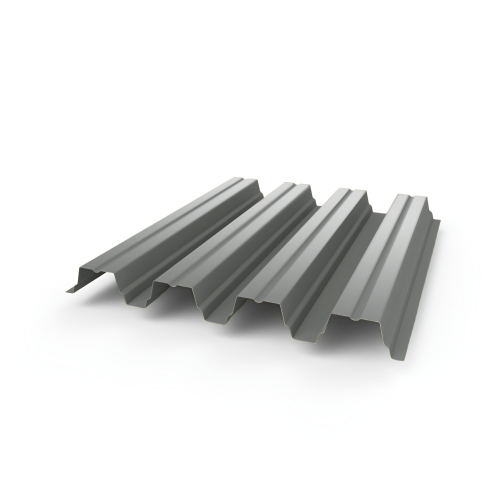 Профнастил Н75 - 0,7 (RAL 7042) с полимерным покрытием (полиэстер)