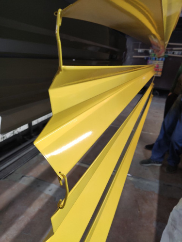 Лобовая планка (RAL 1018) оцинкованная, с порошковым покрытием 0,45 мм фото 3