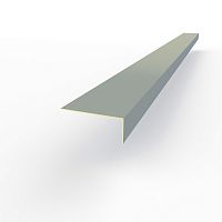 Лобовая планка (RAL 7001) оцинкованная, с порошковым покрытием 0,45 мм