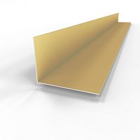 Планка угла внутренняя RAL 1002 оцинкованный c порошковым покрытием 0,45мм