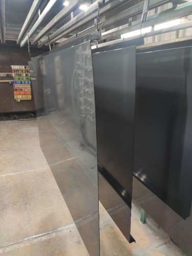 Парапет плоский RAL 7016 полиэстер 0,45 мм фото 3