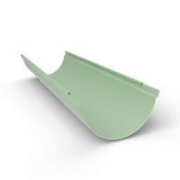 Желоб водосточный оцинкованный порошок ф150х2000мм RAL 6019