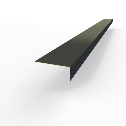 Лобовая планка (RAL 7021) оцинкованная, с порошковым покрытием 0,45 мм