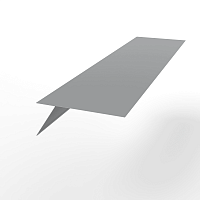 Планка карнизная оцинкованная с порошковым покрытием 0,45мм  RAL 7004