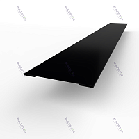 Планка стыковочная RAL 9005 оцинкованная c порошковым покрытием 0,45мм