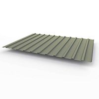 Профнастил оцинкованный с полимерным покрытием полиэстер С10 buildstor 0,45х1180мм RAL 7005 Мышино-серый
