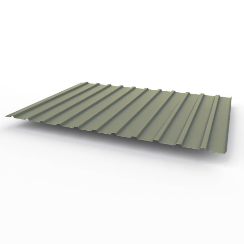 Профнастил оцинкованный с полимерным покрытием полиэстер С10 buildstor 0,45х1180мм RAL 7005 Мышино-серый