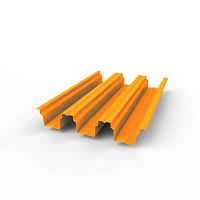 Профнастил оцинкованный с полимерным покрытием полиэстер Н114 buildstor 0,8х646мм RAL 1033 Георгиново-жёлтый