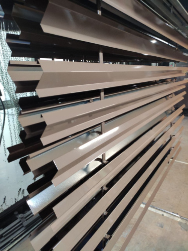 Планка стыковочная RAL 8025 оцинкованная c порошковым покрытием 0,45мм фото 2