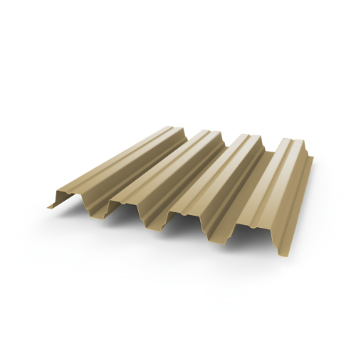 Профнастил Н75 - 0,65 (RAL 1001) с полимерным покрытием (полиэстер)