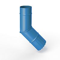 Колено водосточное оцинкованное порошок ф180мм RAL 5012