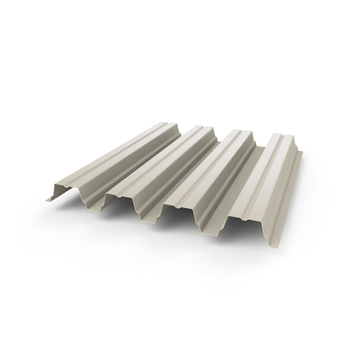 Профнастил Н75 - 0,6 (RAL 9001) с полимерным покрытием (полиэстер)