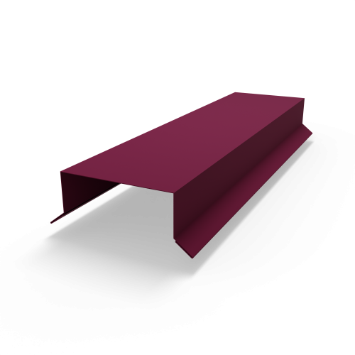 Парапет плоский RAL 4004 полиэстер 0,7 мм