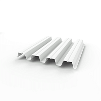 Профнастил оцинкованный с полимерным покрытием полиэстер Н57 buildstor 0,65х801мм RAL 9003 Сигнальный белый