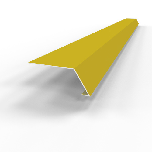 Карнизная планка RAL 1012 оцинкованный c порошковым покрытием 0,45мм