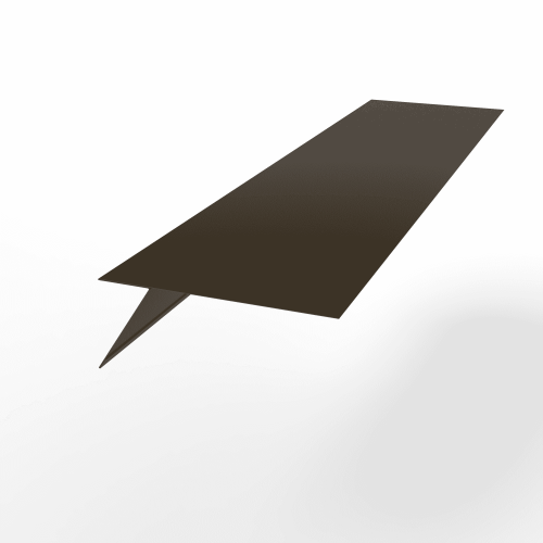 Планка карнизная оцинкованная с порошковым покрытием 0,45мм  RR 32