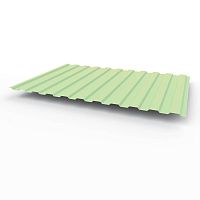 Профнастил оцинкованный с полимерным покрытием полиэстер С8 buildstor 0,5х1180мм RAL 6019 Бело-зелёный