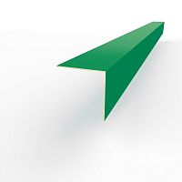 Планка угла внешнего RAL 6024 оцинкованная c порошковым покрытием 0,45мм